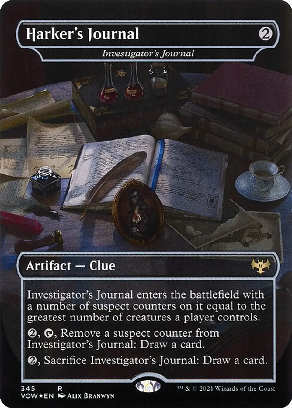 Carta Magic - FOIL Investigator's Journal - Idioma: Ingles - Edicion: Innistrad: Crimson Vow 1