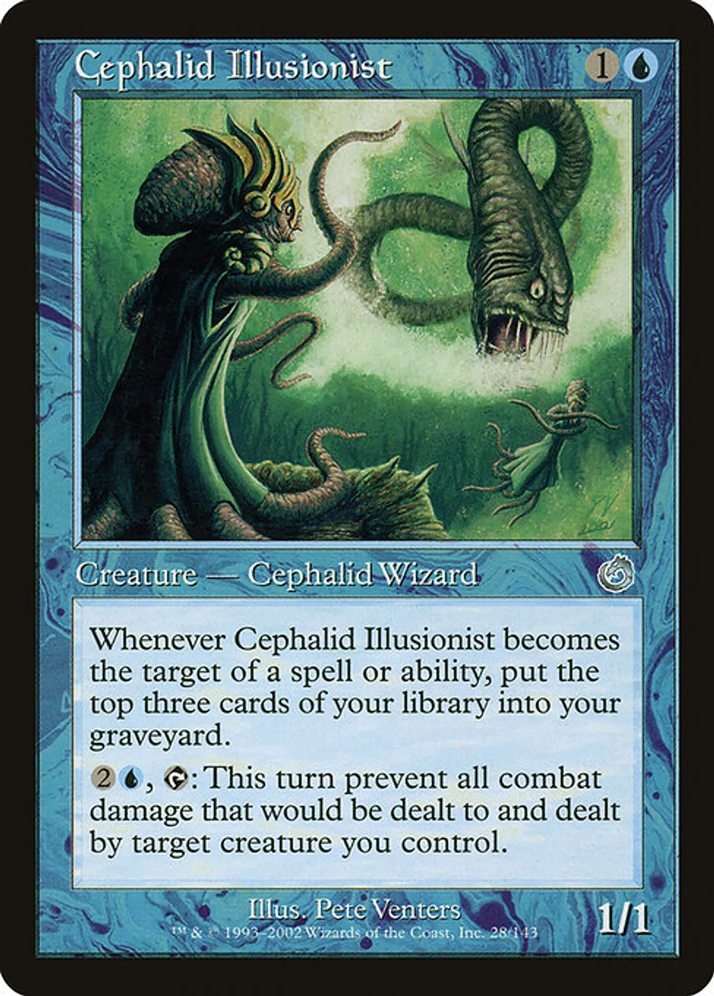 Carta Magic - Cephalid Illusionist - Idioma: Ingles - Edicion: Torment 1