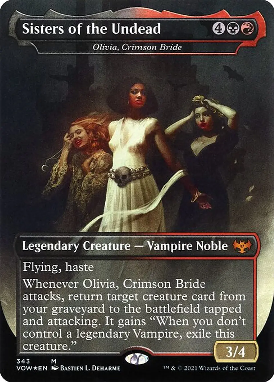 Carta Magic - FOIL Olivia, Crimson Bride - Idioma: Ingles - Edicion: Innistrad: Crimson Vow 1