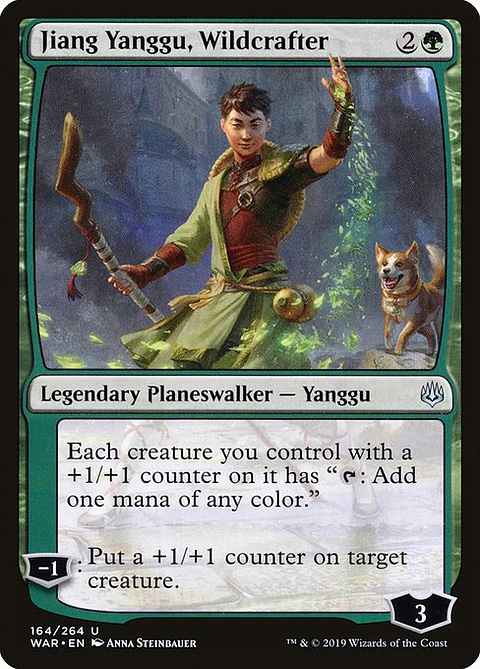 Carta Magic - Jiang Yanggu, Wildcrafter - Idioma: Español - Edicion: War of the Spark
