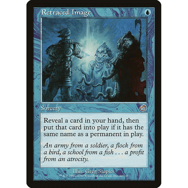 Carta Magic - Retraced Image - Idioma: Ingles - Edicion: Torment