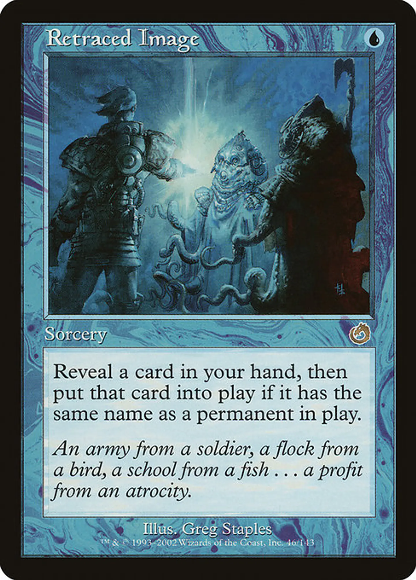 Carta Magic - Retraced Image - Idioma: Español - Edicion: Torment 1