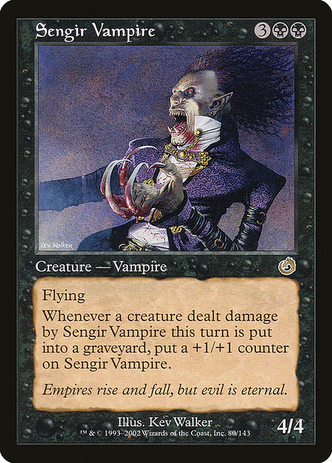Carta Magic - FOIL Sengir Vampire - Idioma: Español - Edicion: Torment