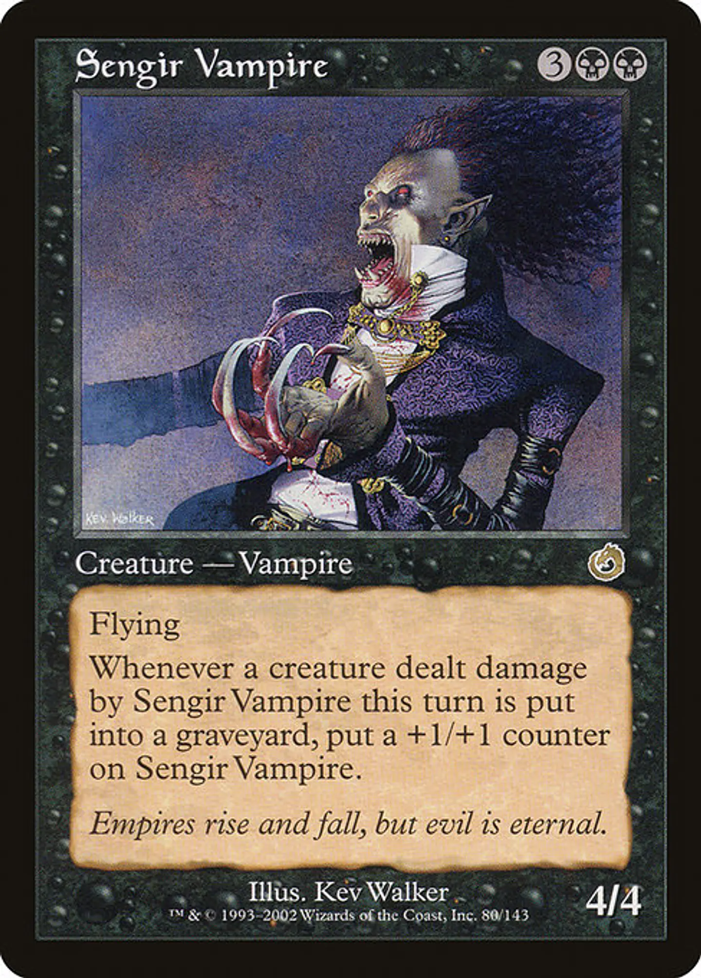 Carta Magic - FOIL Sengir Vampire - Idioma: Español - Edicion: Torment 1