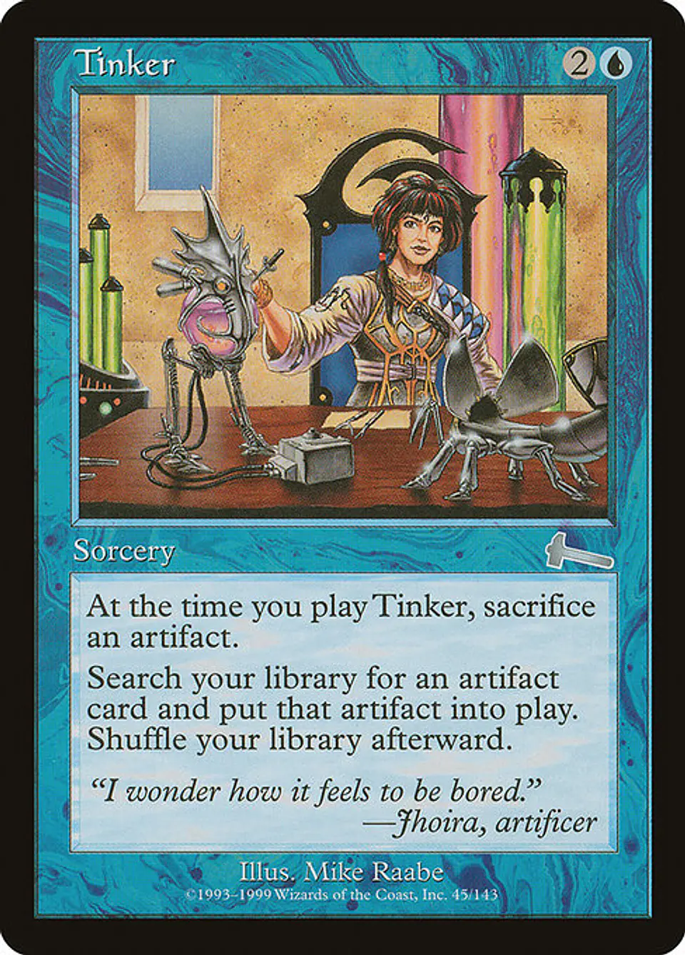 Carta Magic - Tinker - Idioma: Español - Edicion: Urza's Legacy 1