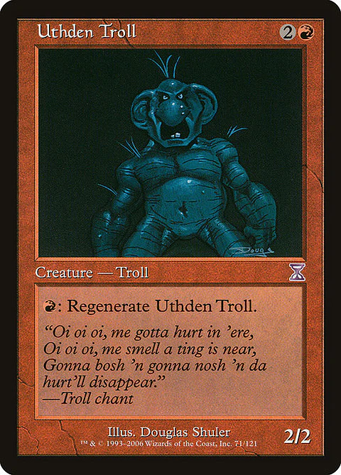 Carta Magic - FOIL Uthden Troll - Idioma: Ingles - Edicion: Time Spiral Timeshifted