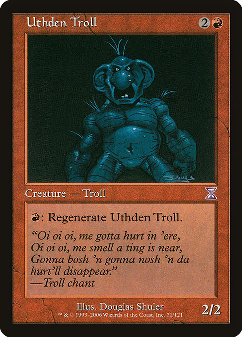 Carta Magic - FOIL Uthden Troll - Idioma: Ingles - Edicion: Time Spiral Timeshifted 1