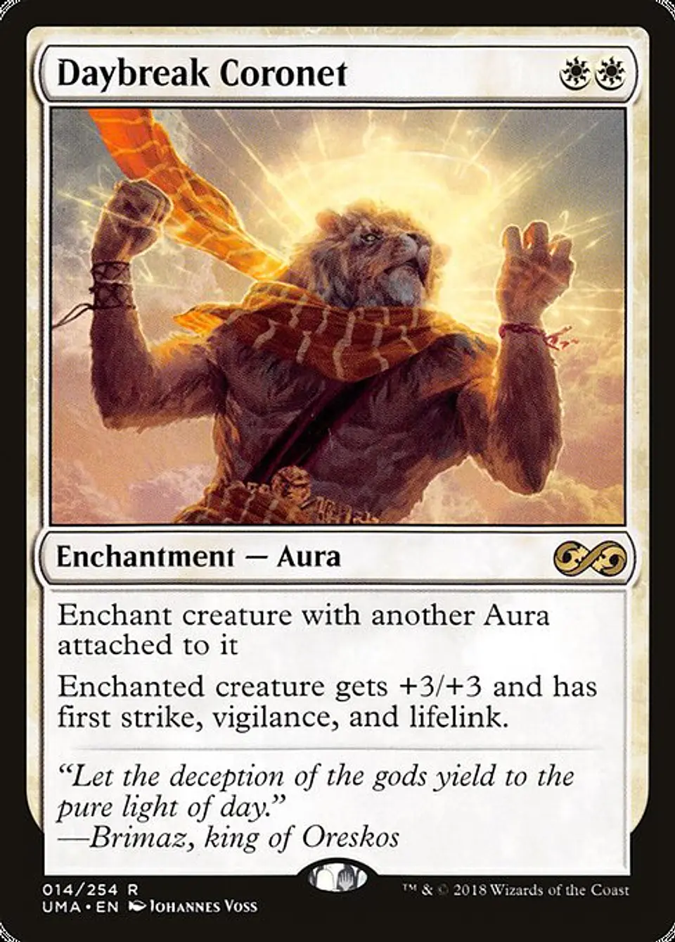 Carta Magic - Daybreak Coronet - Idioma: Ingles - Edicion: Ultimate Masters 1
