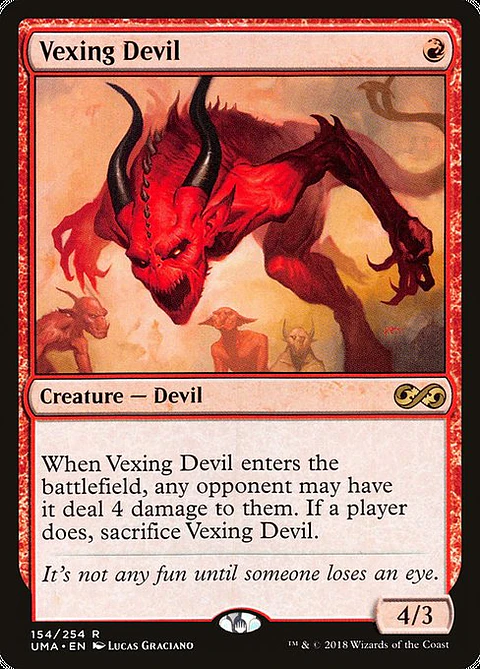 Carta Magic - Vexing Devil - Idioma: Ingles - Edicion: Ultimate Masters