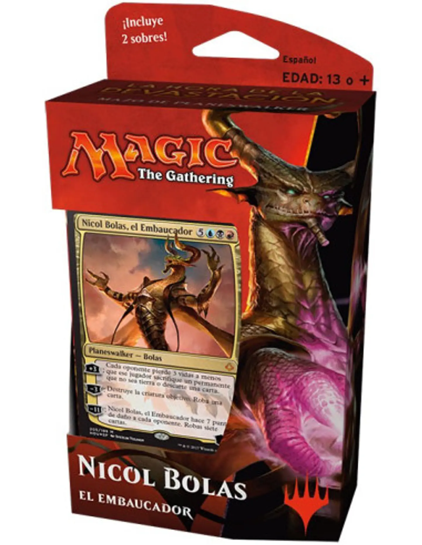 Mazo Planeswalker Nicol Bolas El embaucador en español 1