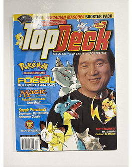 Revista Top Deck 1999 Incluye Sobre Magic + Carta Pokemon