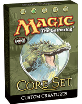 Mazo Magic 40 Cartas Custom Creatures Core Set Ninth Edition en Ingles