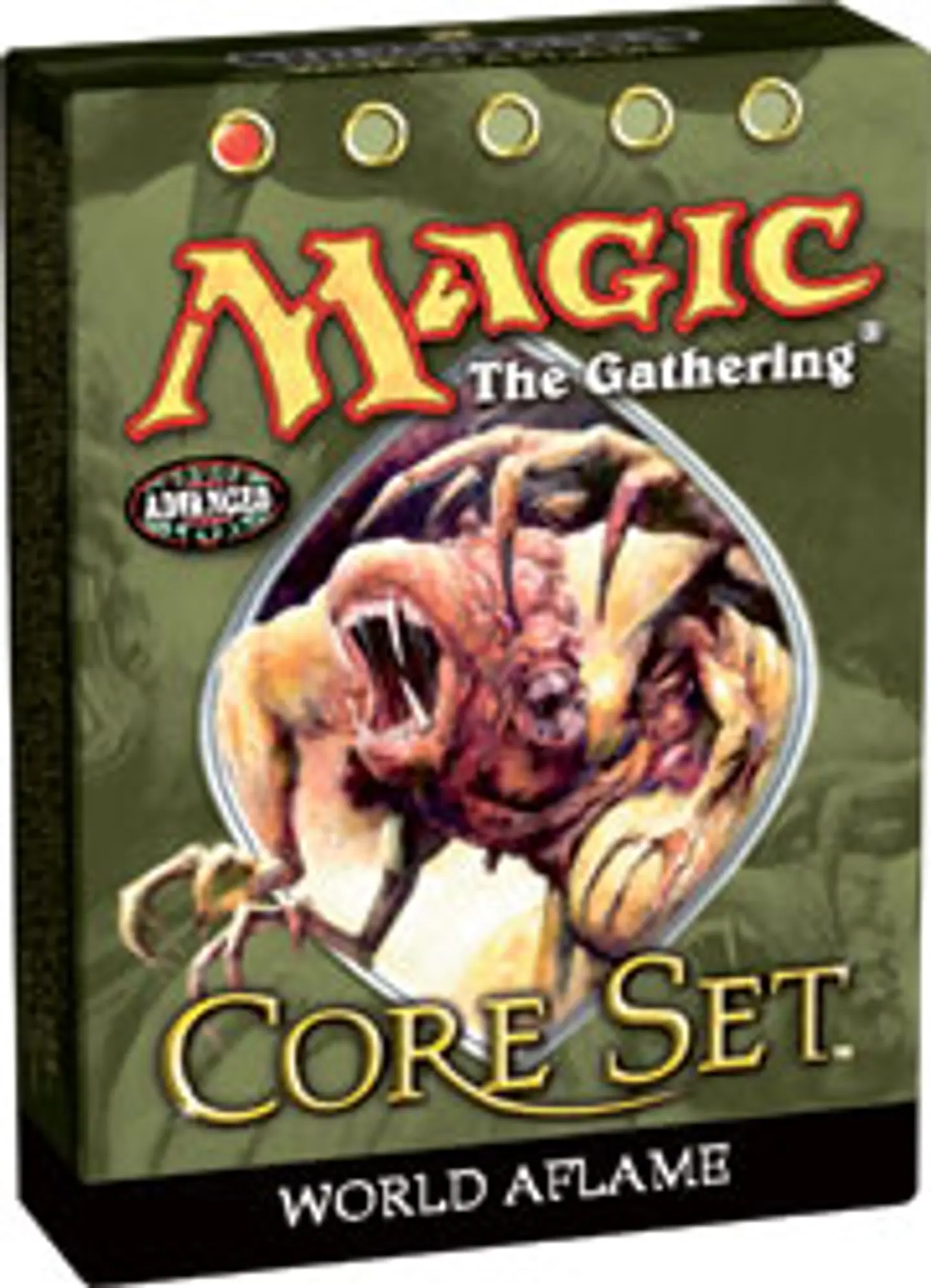 Mazo Magic 40 Cartas World Aflame Core Set Ninth Edition en Ingles 1