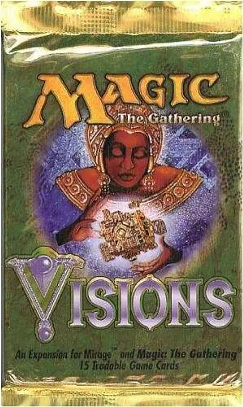 Sobre de 15 Cartas Magic Visions en idioma Portugues
