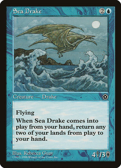Carta Magic - Sea Drake - Idioma: Español - Edicion: Portal Second Age