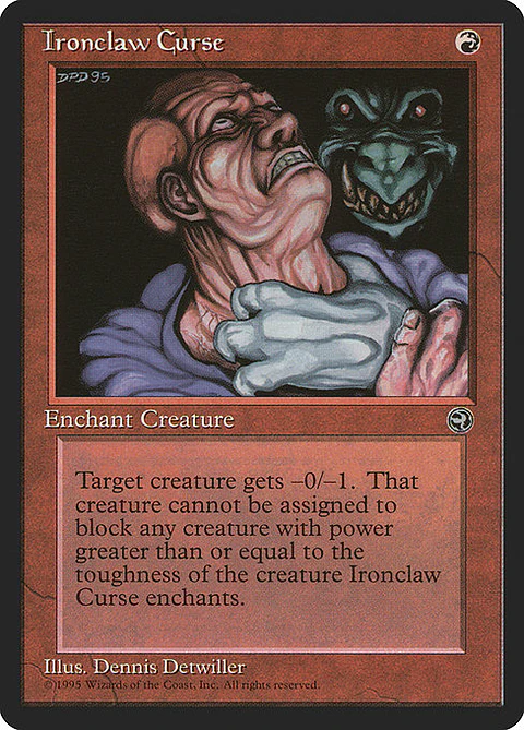Carta Magic - Ironclaw Curse - Idioma: Ingles - Edicion: Homelands
