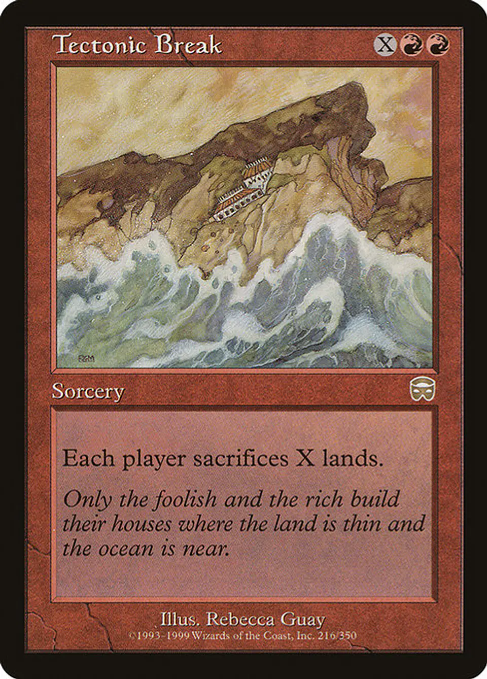 Carta Magic - Tectonic Break - Idioma: Ingles - Edicion: Mercadian Masques 1