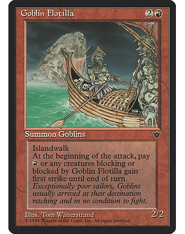 Carta Magic - Goblin Flotilla - Idioma: Ingles - Edicion: Fallen Empires