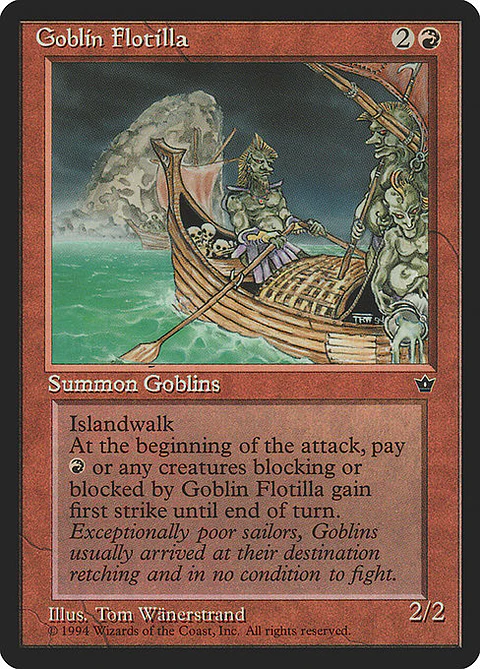 Carta Magic - Goblin Flotilla - Idioma: Ingles - Edicion: Fallen Empires