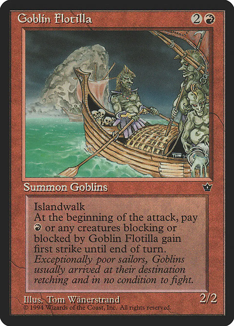 Carta Magic - Goblin Flotilla - Idioma: Ingles - Edicion: Fallen Empires 1