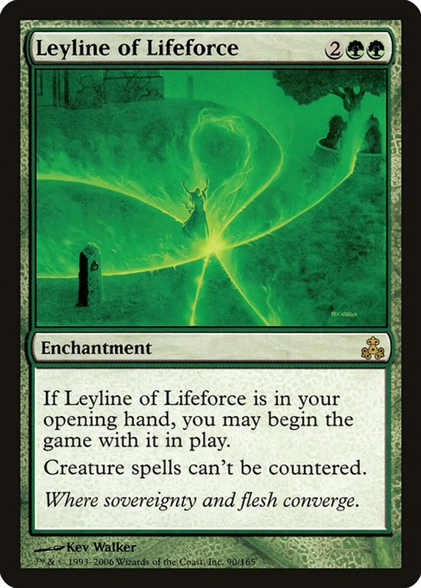 Carta Magic - Leyline of Lifeforce - Idioma: Ingles - Edicion: Guildpact 1