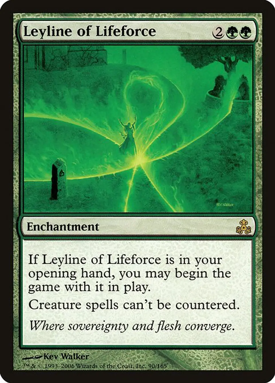 Carta Magic - Leyline of Lifeforce - Idioma: Ingles - Edicion: Guildpact 1