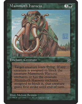 Carta Magic - Mammoth Harness - Idioma: Ingles - Edicion: Homelands