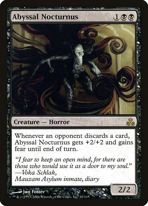 Carta Magic - Abyssal Nocturnus - Idioma: Ingles - Edicion: Guildpact