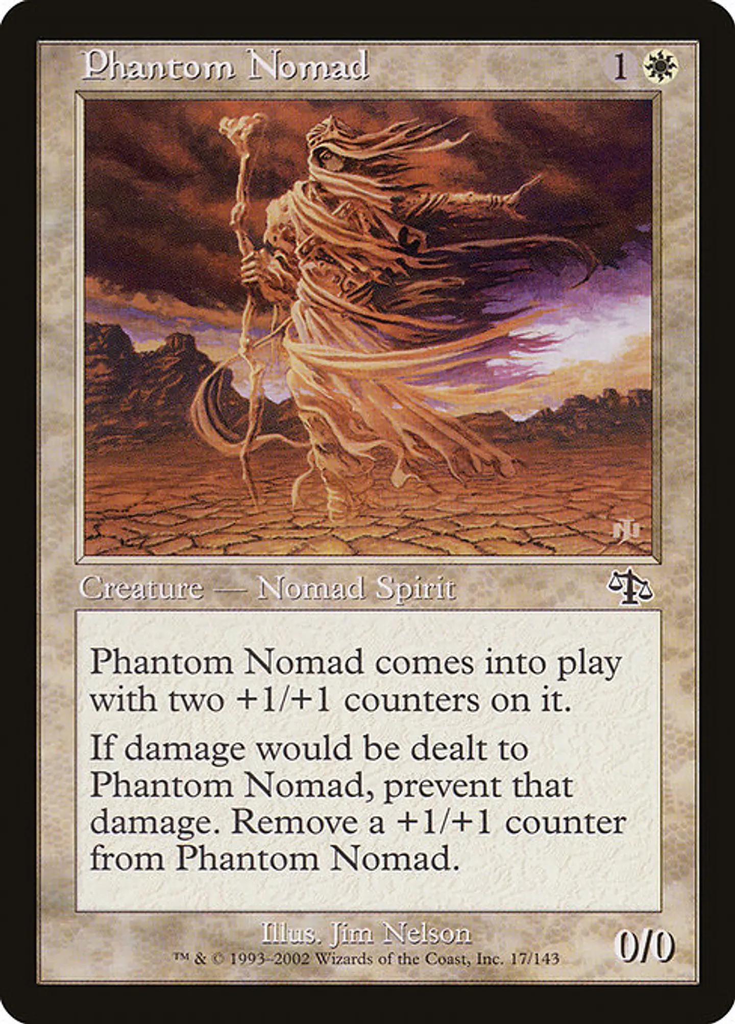 Carta Magic - FOIL Phantom Nomad - Idioma: Ingles - Edicion: Judgment 1