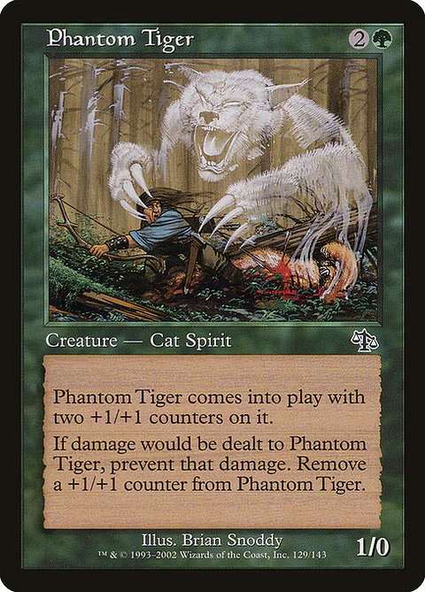Carta Magic - FOIL Phantom Tiger - Idioma: Ingles - Edicion: Judgment