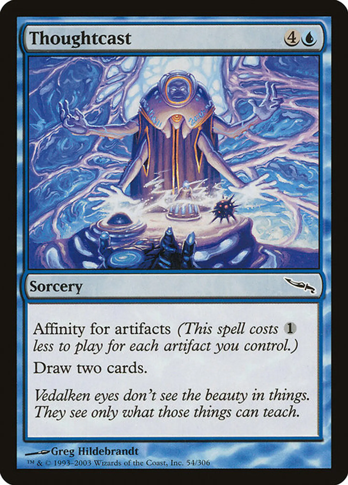 Carta Magic - Thoughtcast - Idioma: Ingles - Edicion: Mirrodin 1