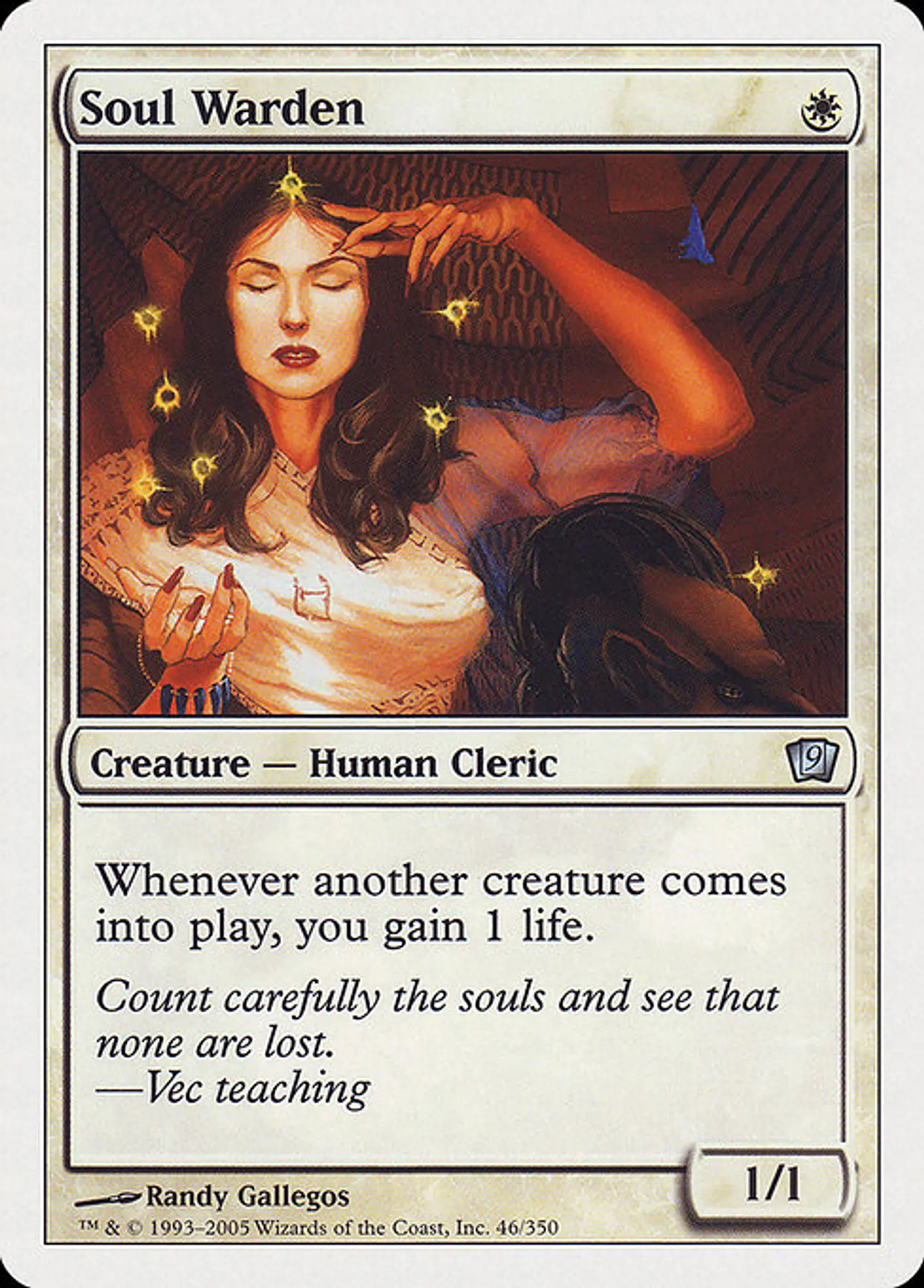 Carta Magic - Soul Warden - Idioma: Ingles - Edicion: Ninth Edition 1