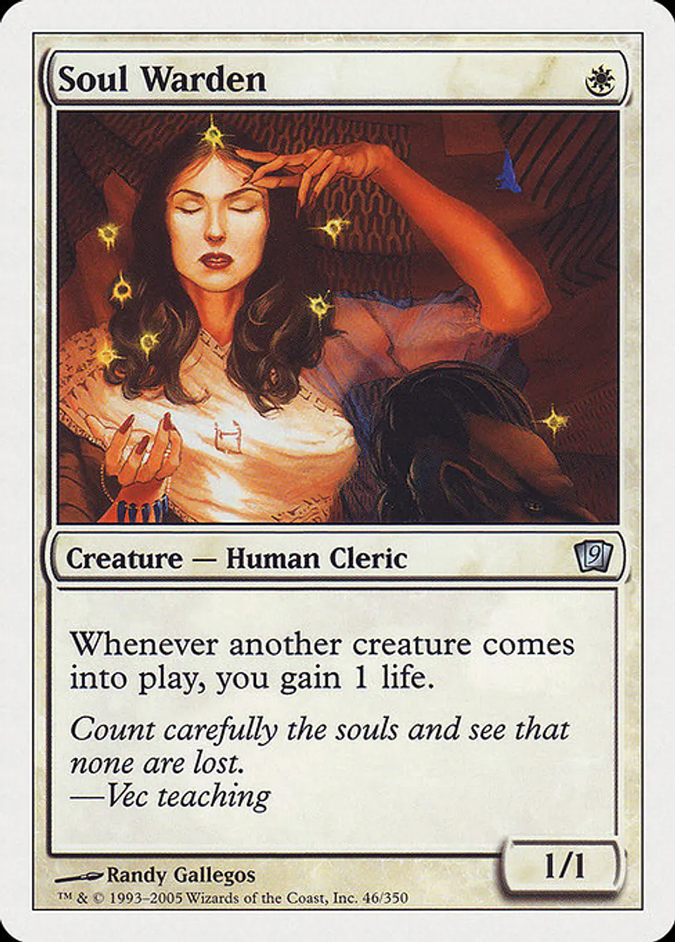 Carta Magic - Soul Warden - Idioma: Ingles - Edicion: Ninth Edition 1