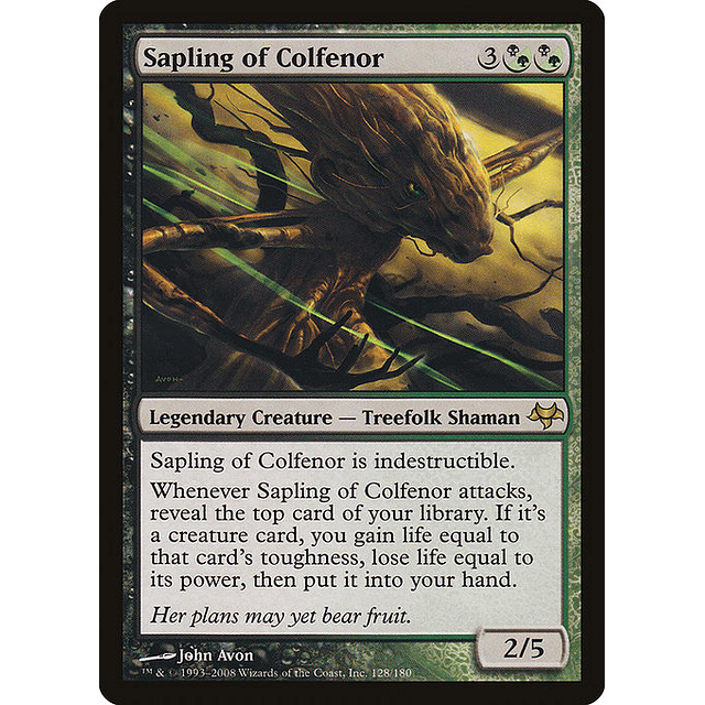 Carta Magic - Sapling of Colfenor - Idioma: Ingles - Edicion: Eventide