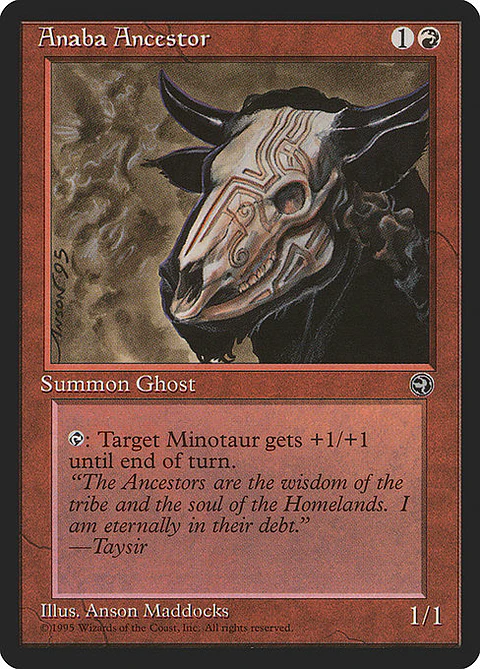 Carta Magic - Anaba Ancestor - Idioma: Ingles - Edicion: Homelands