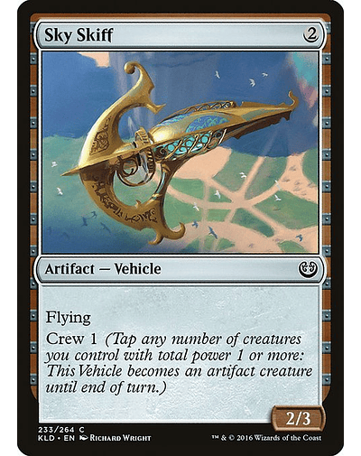 Carta Magic - FOIL Sky Skiff - Idioma: Ingles - Edicion: Kaladesh