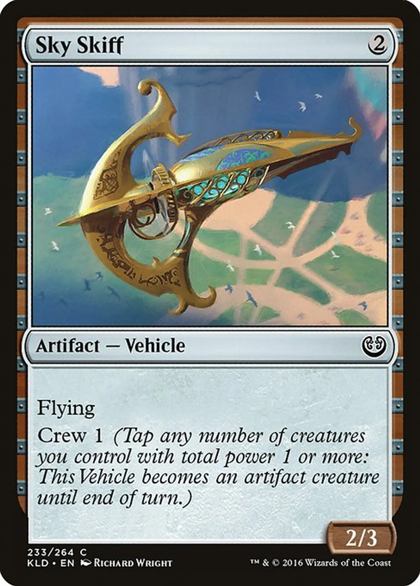 Carta Magic - FOIL Sky Skiff - Idioma: Ingles - Edicion: Kaladesh 1