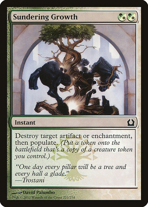 Carta Magic - FOIL Sundering Growth - Idioma: Ingles - Edicion: Return to Ravnica