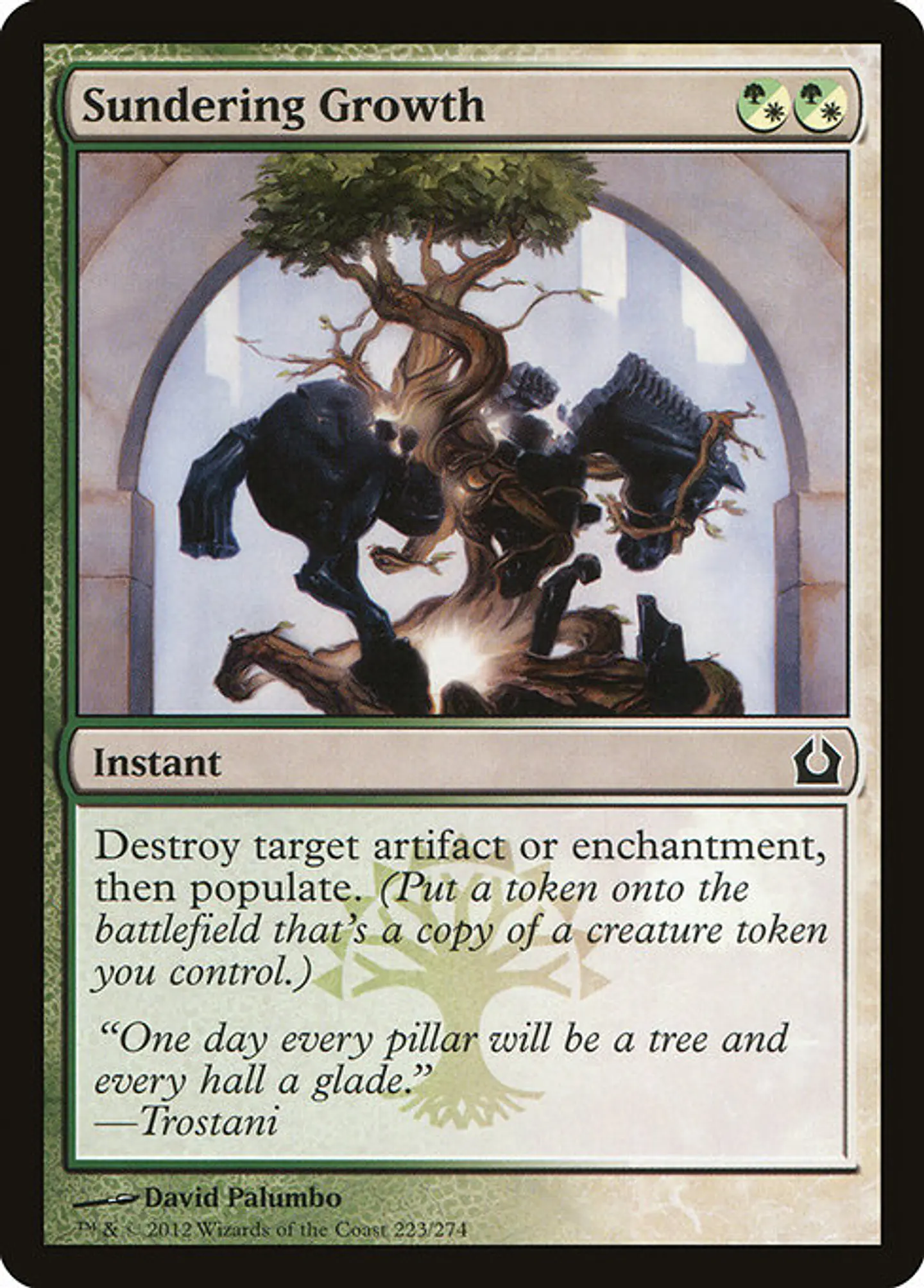 Carta Magic - FOIL Sundering Growth - Idioma: Ingles - Edicion: Return to Ravnica 1