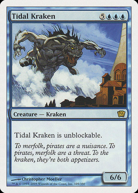 Carta Magic - Tidal Kraken - Idioma: Ingles - Edicion: Ninth Edition