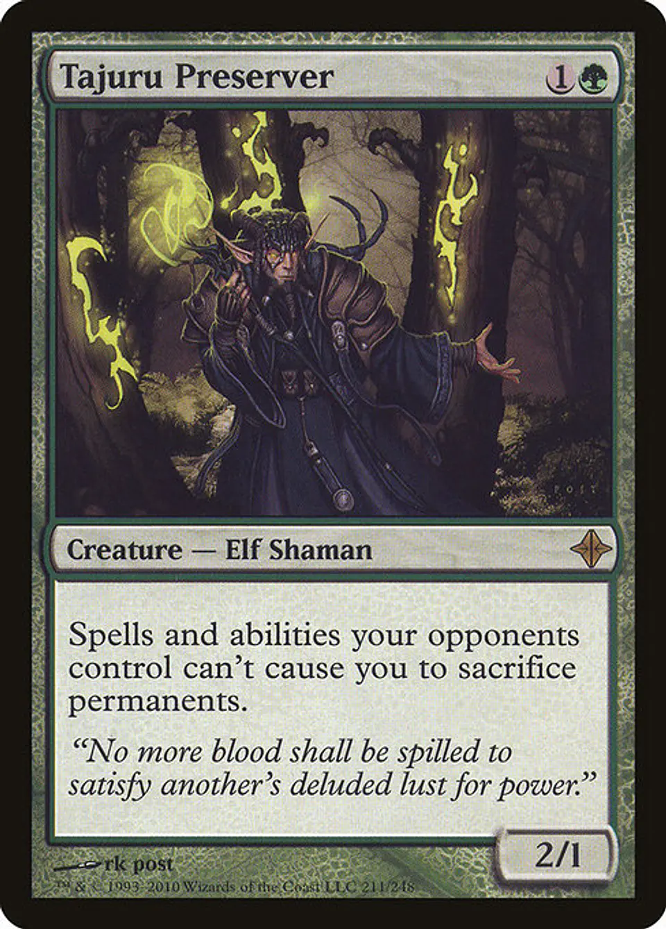 Carta Magic - Tajuru Preserver - Idioma: Español - Edicion: Rise of the Eldrazi 1