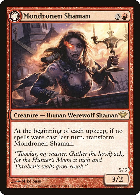 Carta Magic - FOIL Mondronen Shaman - Idioma: Ingles - Edicion: Dark Ascension