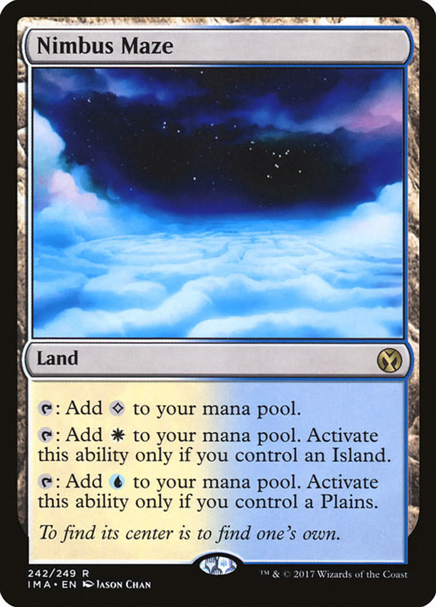 Carta Magic - Nimbus Maze - Idioma: Ingles - Edicion: Iconic Masters 1