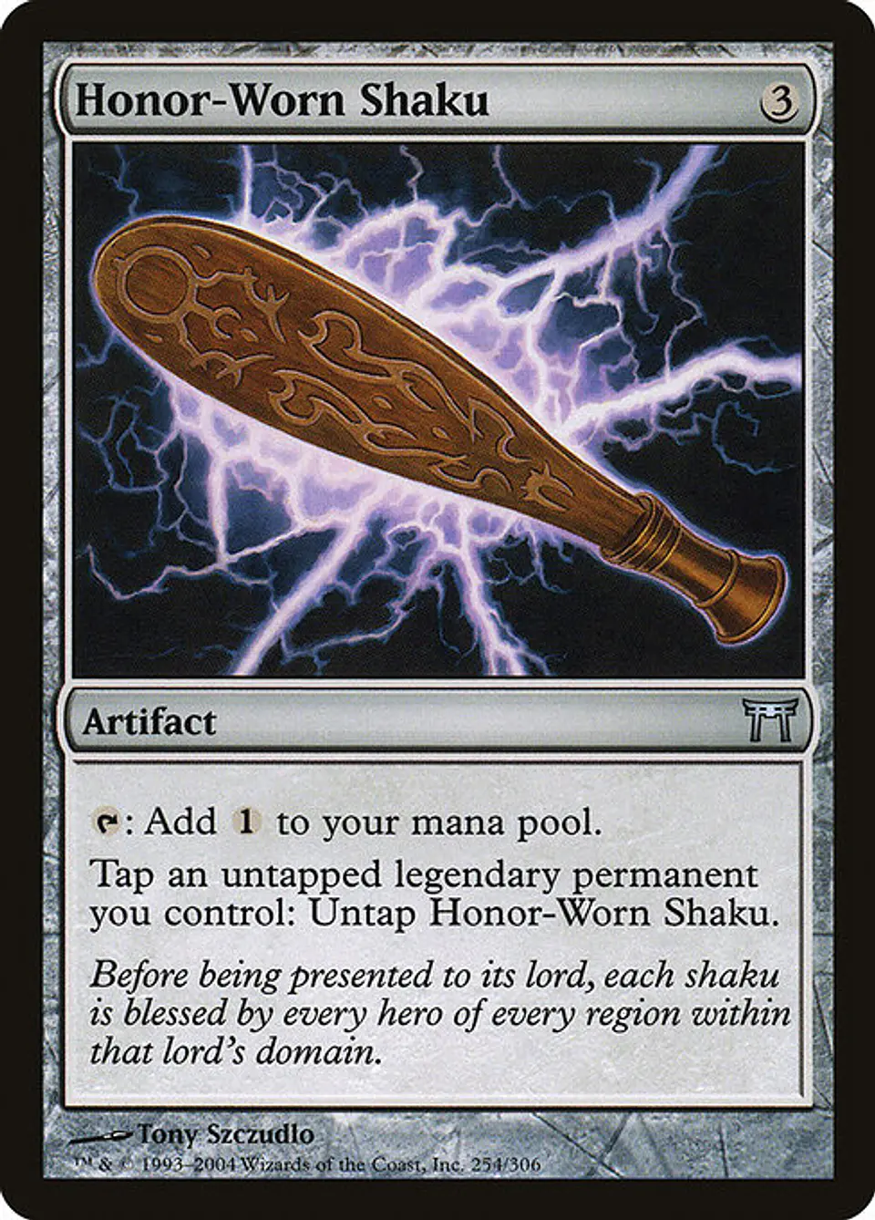 Carta Magic - Honor-Worn Shaku - Idioma: Ingles - Edicion: Champions of Kamigawa 1