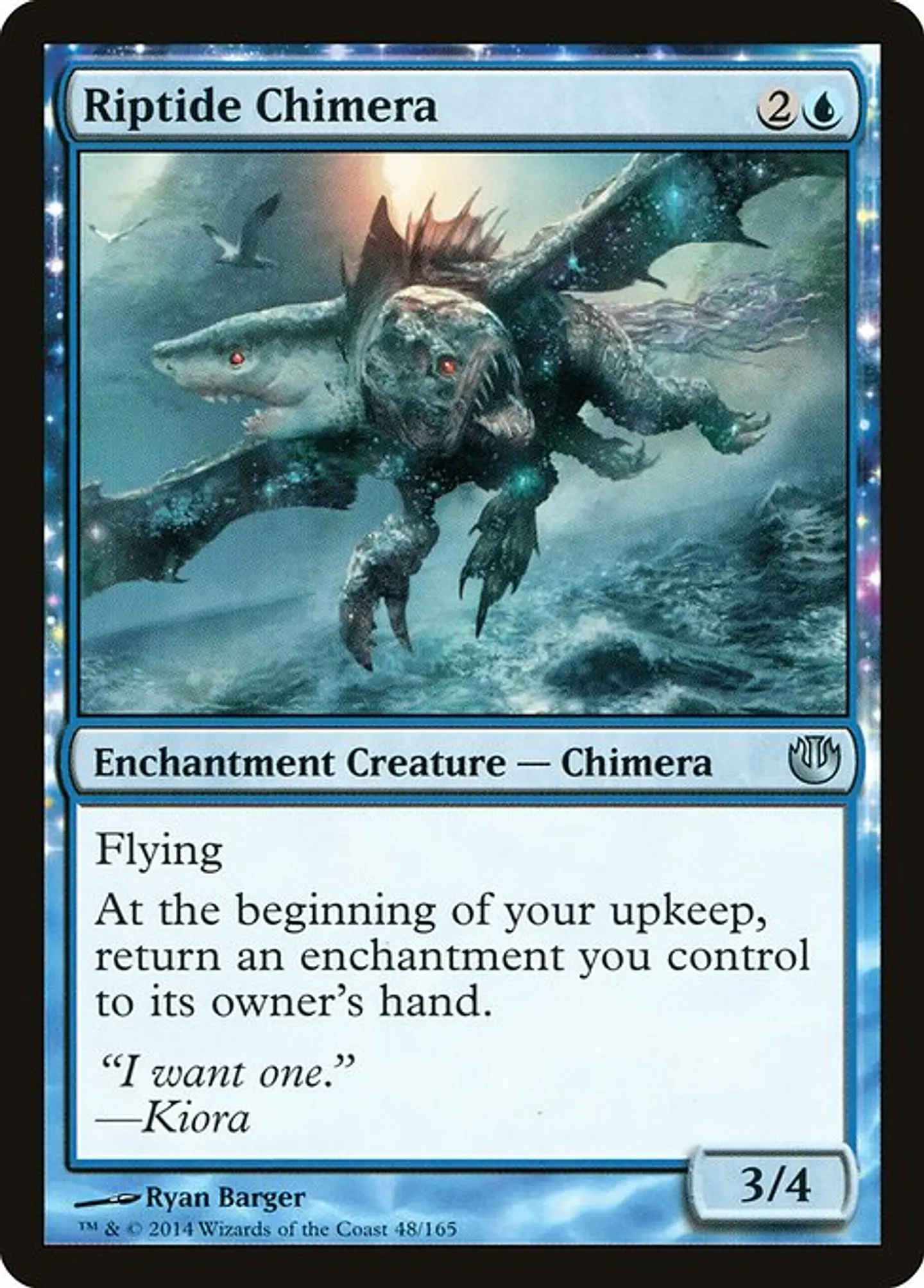 Carta Magic - FOIL Riptide Chimera - Idioma: Español - Edicion: Journey into Nyx 1