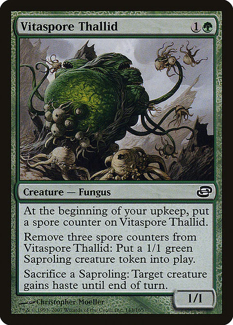 Carta Magic - FOIL Vitaspore Thallid - Idioma: Ingles - Edicion: Planar Chaos