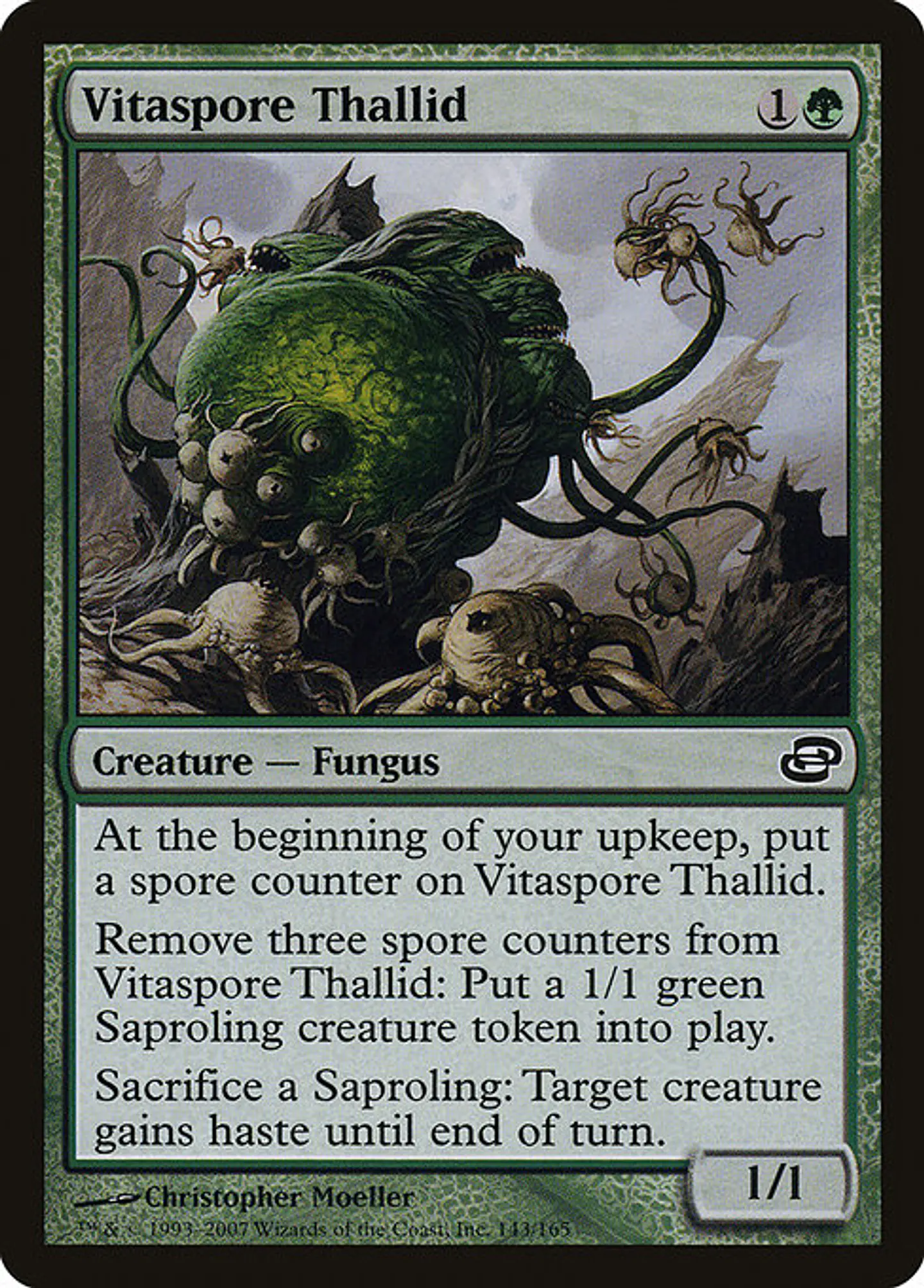 Carta Magic - FOIL Vitaspore Thallid - Idioma: Ingles - Edicion: Planar Chaos 1