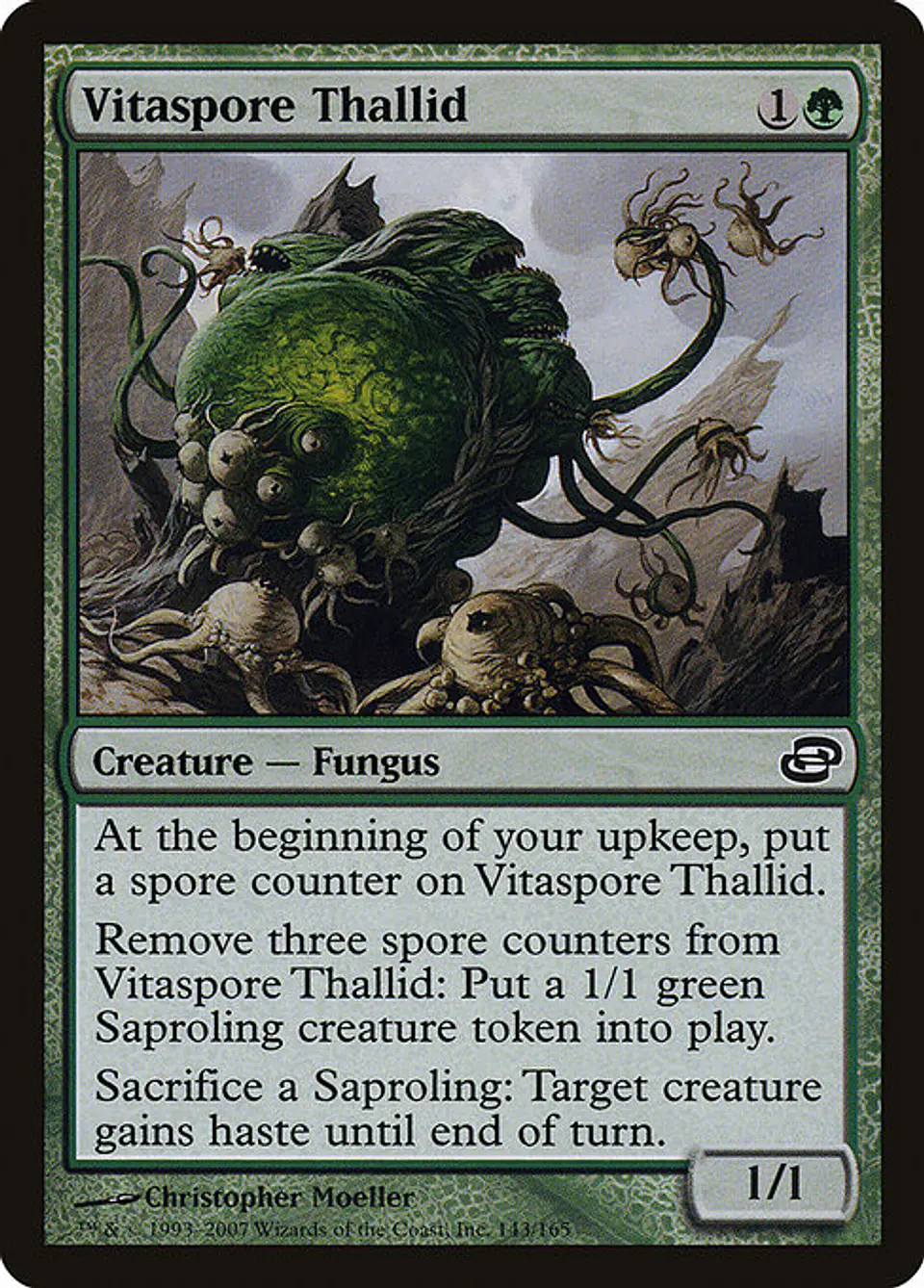Carta Magic - FOIL Vitaspore Thallid - Idioma: Ingles - Edicion: Planar Chaos 1