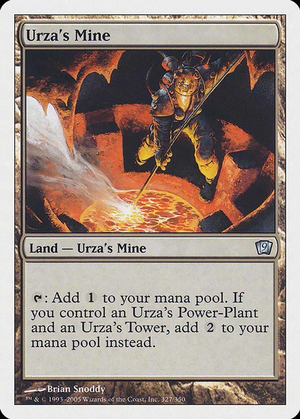 Carta Magic - Urza's Mine - Idioma: Ingles - Edicion: Ninth Edition 1