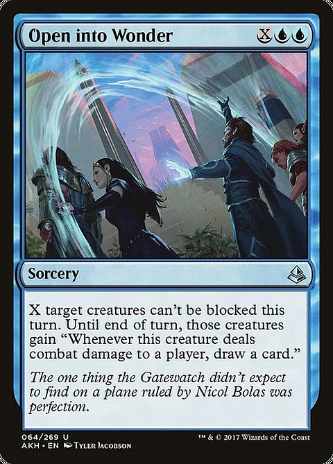 Carta Magic - FOIL Open into Wonder - Idioma: Español - Edicion: Amonkhet